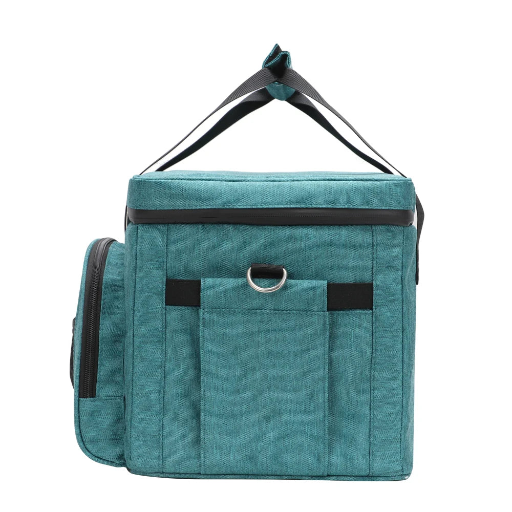 Sac Isotherme 28L 40 Canettes DENUONISS - Glacière Portable Pique-nique Rouge