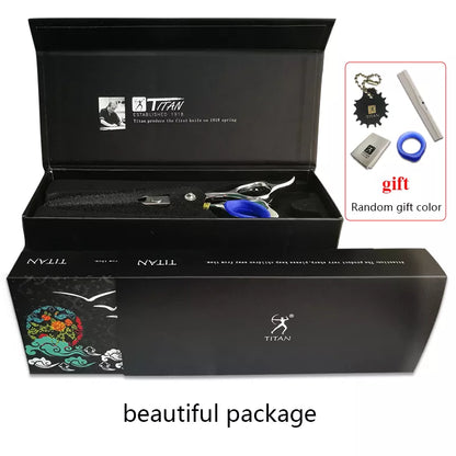 Ciseaux Coiffure Professionnels TITAN - Ciseaux Barbier Coupe Cheveux Acier Inoxydable