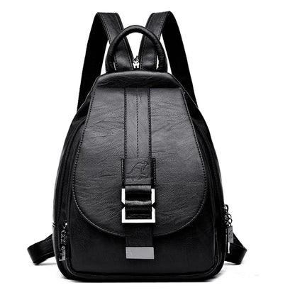 Sac à Dos Femme Cuir Designer 2025 - Backpack Rétro École Voyage Filles