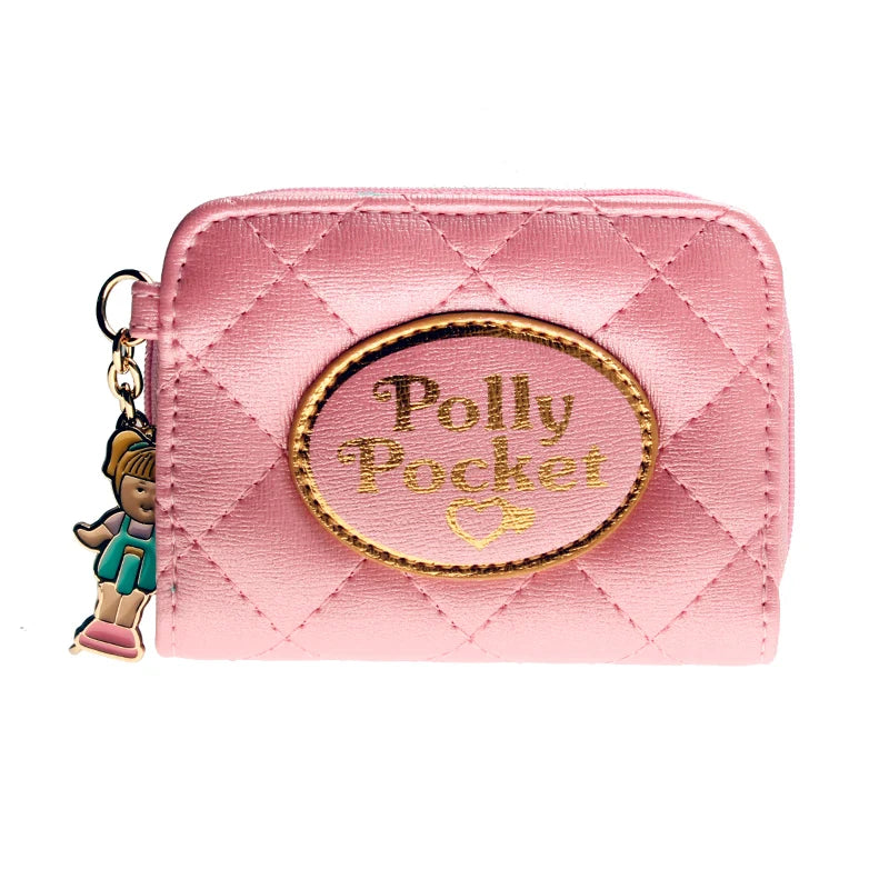 Portefeuille Matelassé Rose Femme - Porte-Monnaie Élégant avec Compartiments Cartes et Pièces
