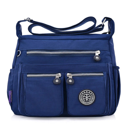 Sac à Bandoulière Femme Nylon Imperméable - Sac Crossbody Plage Été Léger
