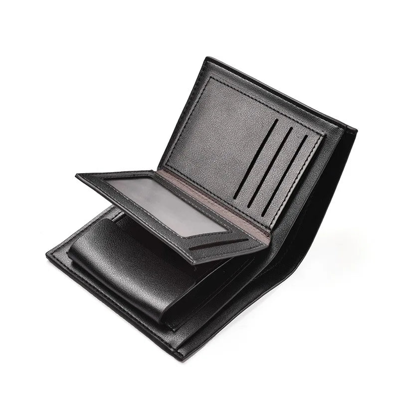 Portefeuille Homme Cuir - Porte-Cartes Compact avec Porte-Monnaie