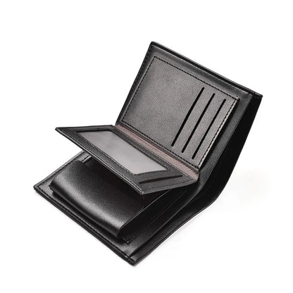 Portefeuille Homme Cuir - Porte-Cartes Compact avec Porte-Monnaie