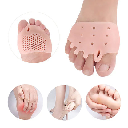 Séparateur Orteils Hallux Valgus - Correcteur Oignon Pied Orthopédique Silicone 2pcs