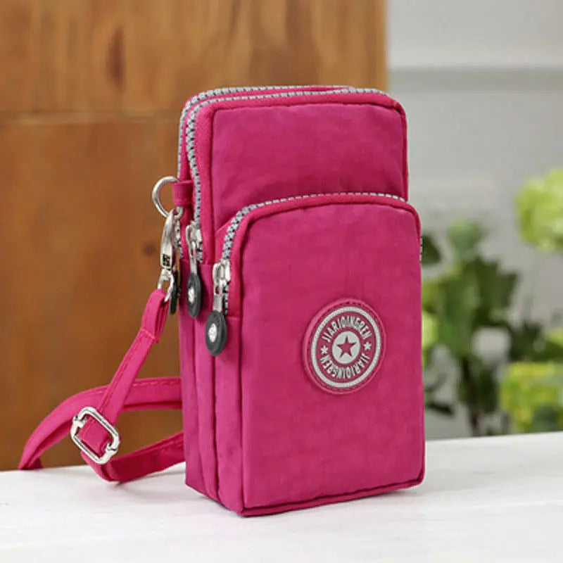 Sac Banane Sport Téléphone - Pochette Ceinture Running Jogging - Porte-Monnaie Clés Rétro