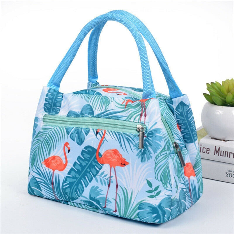 Sac à Lunch Isotherme en Toile - Sac Repas Portable Grande Capacité