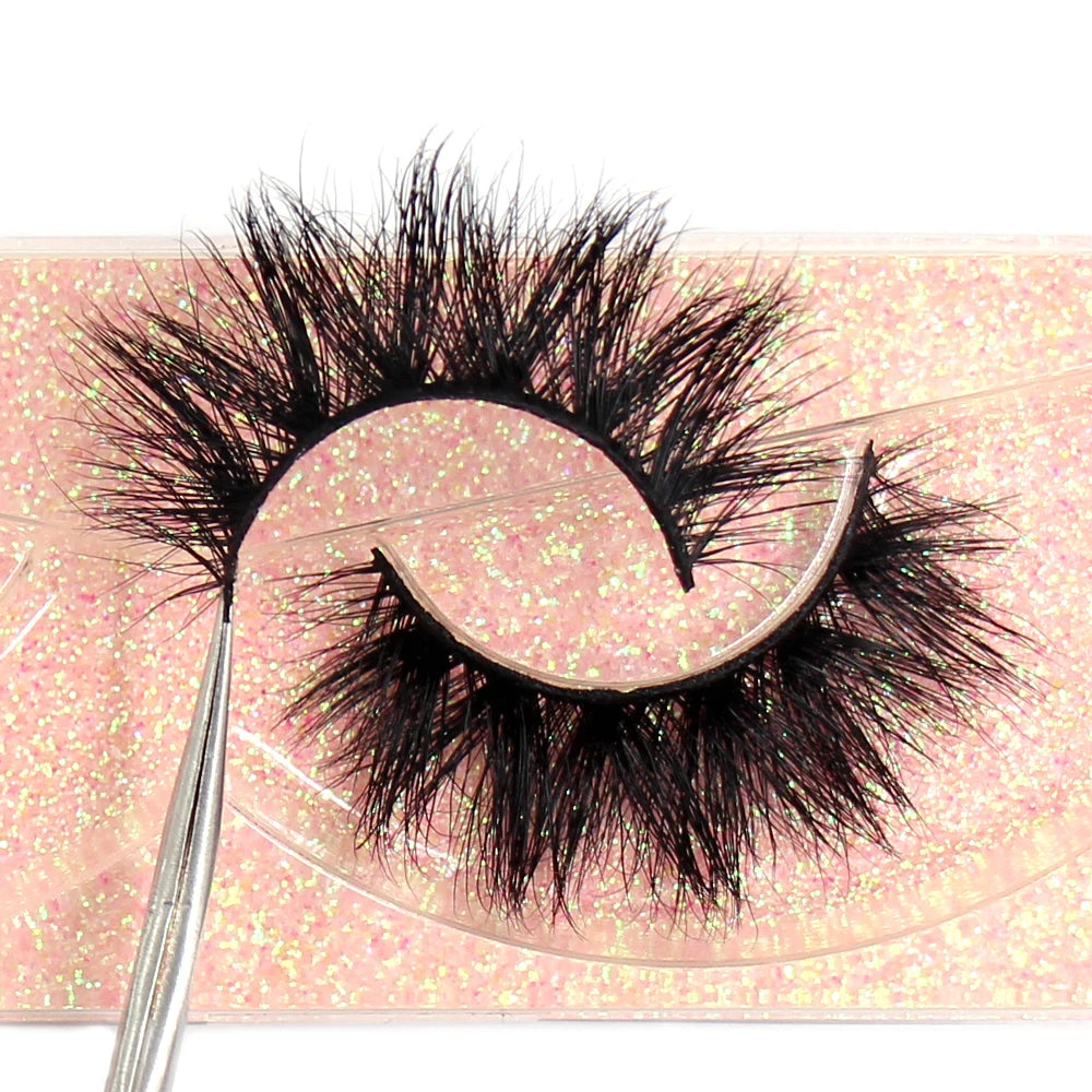 Faux Cils Vison 3D FOXESJI Volume Dramatique - Cils Épais Naturels Cruelty Free Maquillage