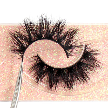 Faux Cils Vison 3D FOXESJI Volume Dramatique - Cils Épais Naturels Cruelty Free Maquillage