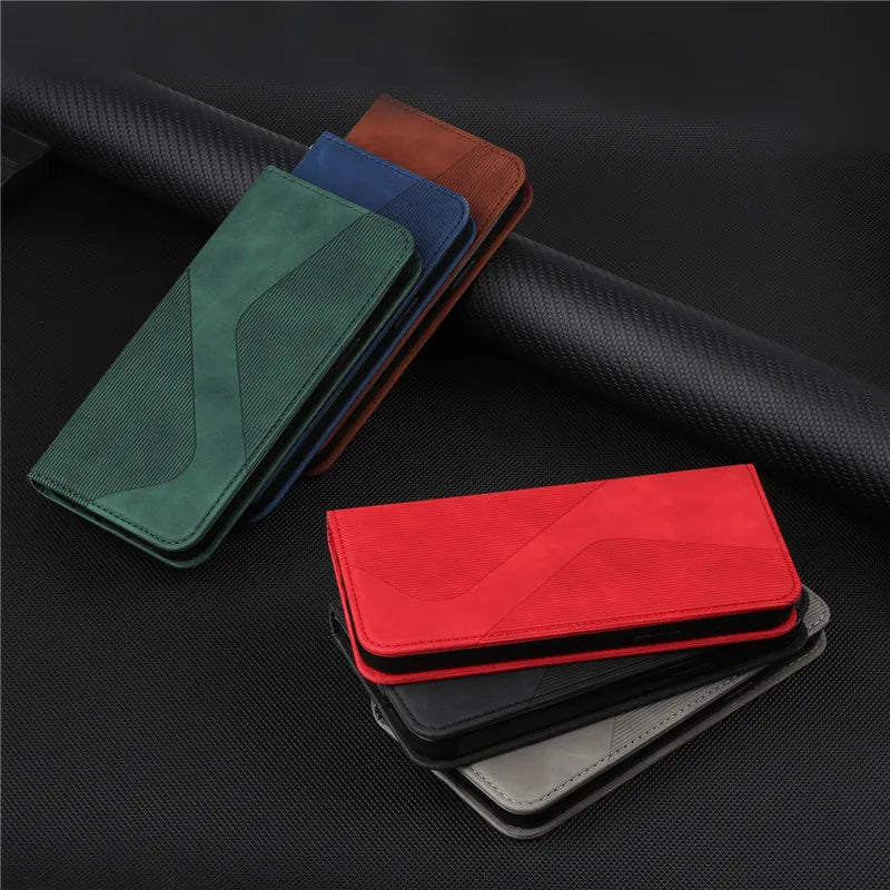 Coque Portefeuille Magnétique en Cuir PU – Xiaomi Redmi 10 & Note 10 Series