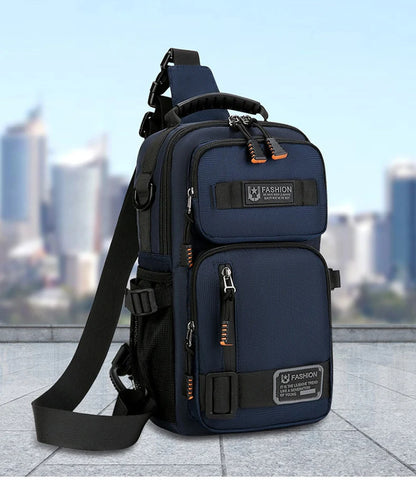 Sac Poitrine Multifonction en Nylon – Sport, Randonnée & Cyclisme