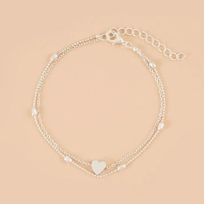 Chaîne de Cheville Bohème Perles Étoiles Pompons – Bracelet Pied Vintage Femme
