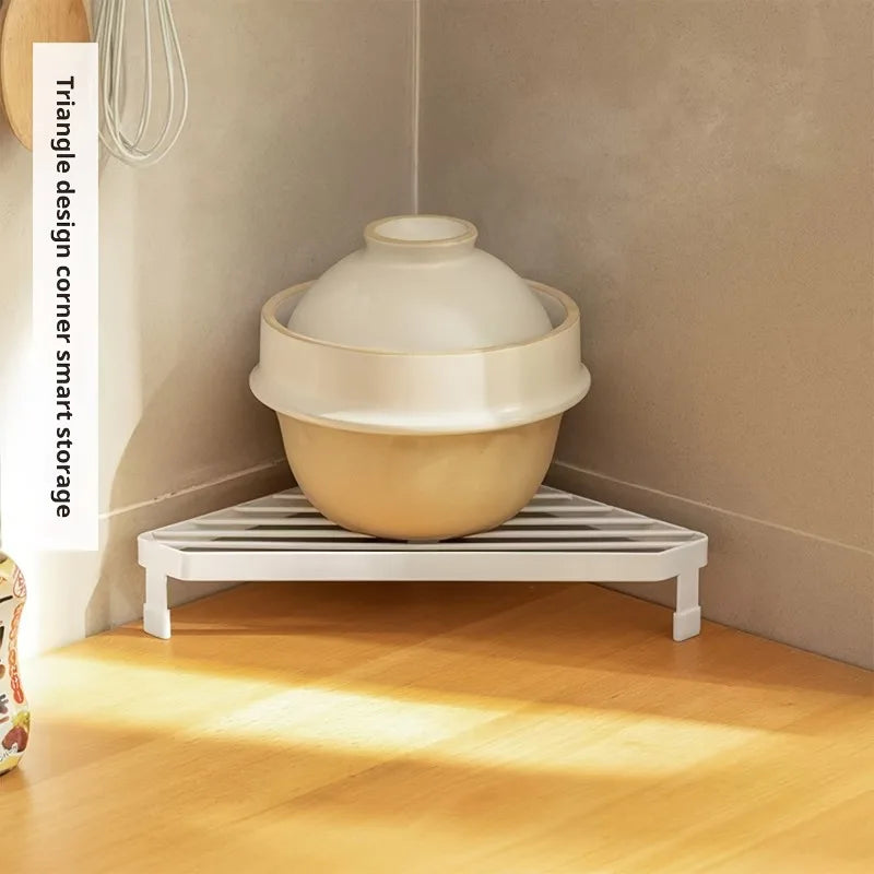 Support Triangulaire en Métal pour Casseroles - Dessous de Plat Thermorésistant pour Coin de Comptoir