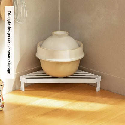 Support Triangulaire en Métal pour Casseroles - Dessous de Plat Thermorésistant pour Coin de Comptoir