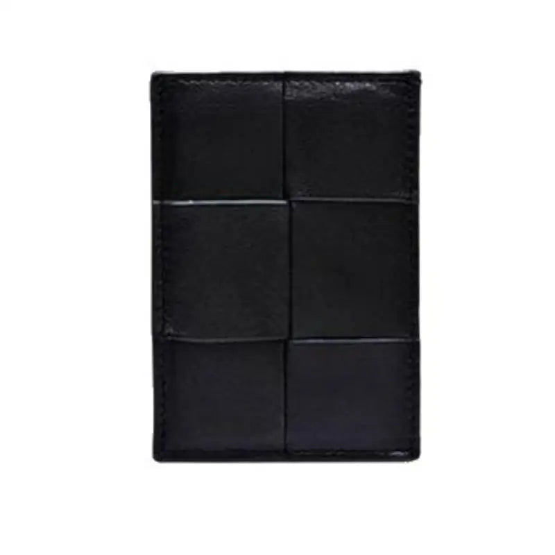 Portefeuille Femme Bifold Cuir Véritable Tissé - Petit Porte-Monnaie Zip Design