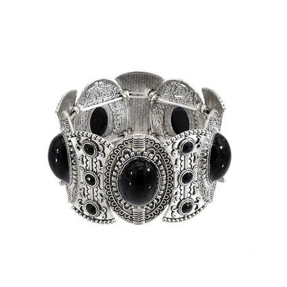 Bracelet Jonc Ethnique Tribal Turquoise - Inspiration Indienne et Africaine