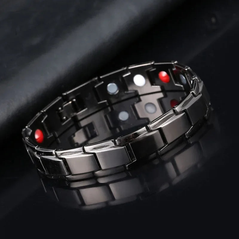 Bracelet Hématite Cuivre Magnétique Thérapeutique Homme – 5 Coloris