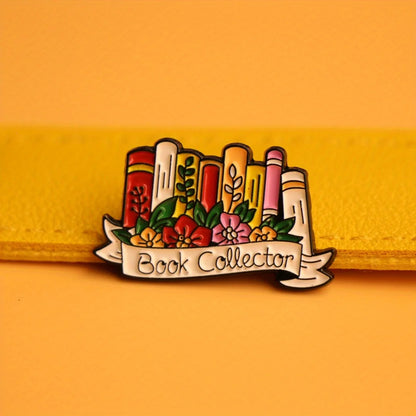 Broche Littéraire Élégante Amoureux Livres – Pin's Classique Polyvalent Femme