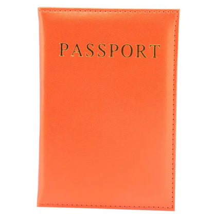 Étui Passeport Femme Cuir PU - Porte-Passeport Voyage Mignon Rose