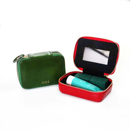 Portefeuille Femme Cuir PU Personnalisable Lettres Nom - Porte-Carte Monnaie Compact Rabat Cadeau Unique
