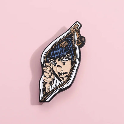 Pin's Émaillé JOJO Animation Japonaise – Broche Badge Personnage Manga Unisexe