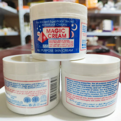 Crème Visage Magic 2x118g - Hydratante Nourrissante Multi-Usages Quotidien Tous Types Peau Beauté