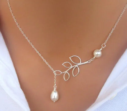 Collier Choker Oiseau Feuilles – Pendentif Statement Nature Doré