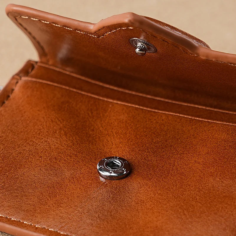 Portefeuille Femme Cuir PU Cœur - Porte-Cartes Anti-Magnétique Voyage Monnaie