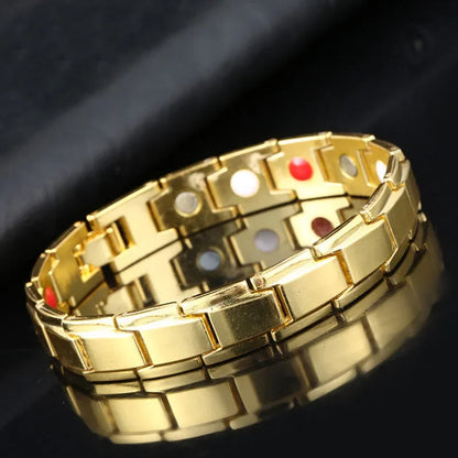 Bracelet Hématite Cuivre Magnétique Thérapeutique Homme – 5 Coloris