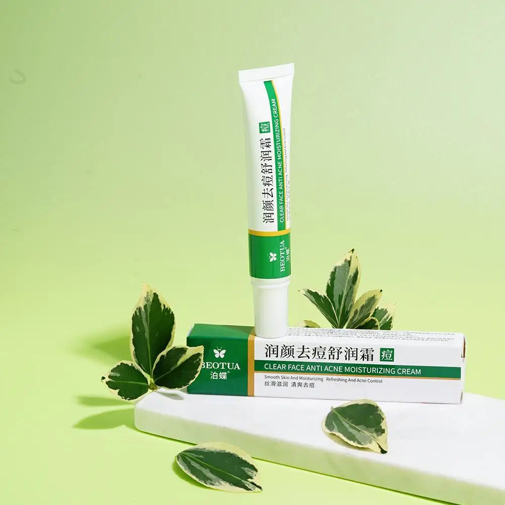 Crème Anti-Acné Hydratante 3pcs - Nettoyante Réparatrice Contrôle Sébum Douce Soin Peau Acnéique