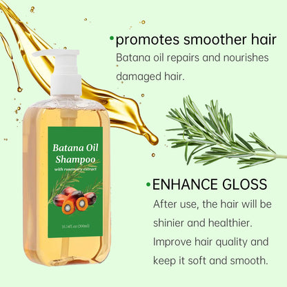 Shampooing Croissance Batana Oil & Romarin 300ml - Anti-Frisottis Anti-Casse