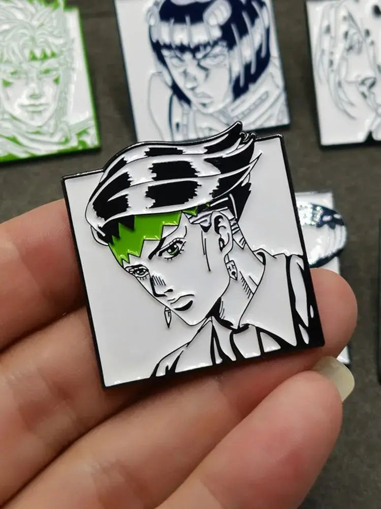 Pin's Émaillé JoJo's Bizarre Adventure – Broche Badge Métal Anime Japonais Fans