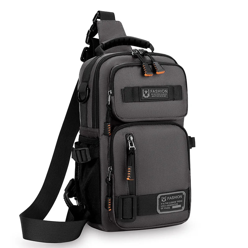 Sac Poitrine Multifonction en Nylon – Sport, Randonnée & Cyclisme