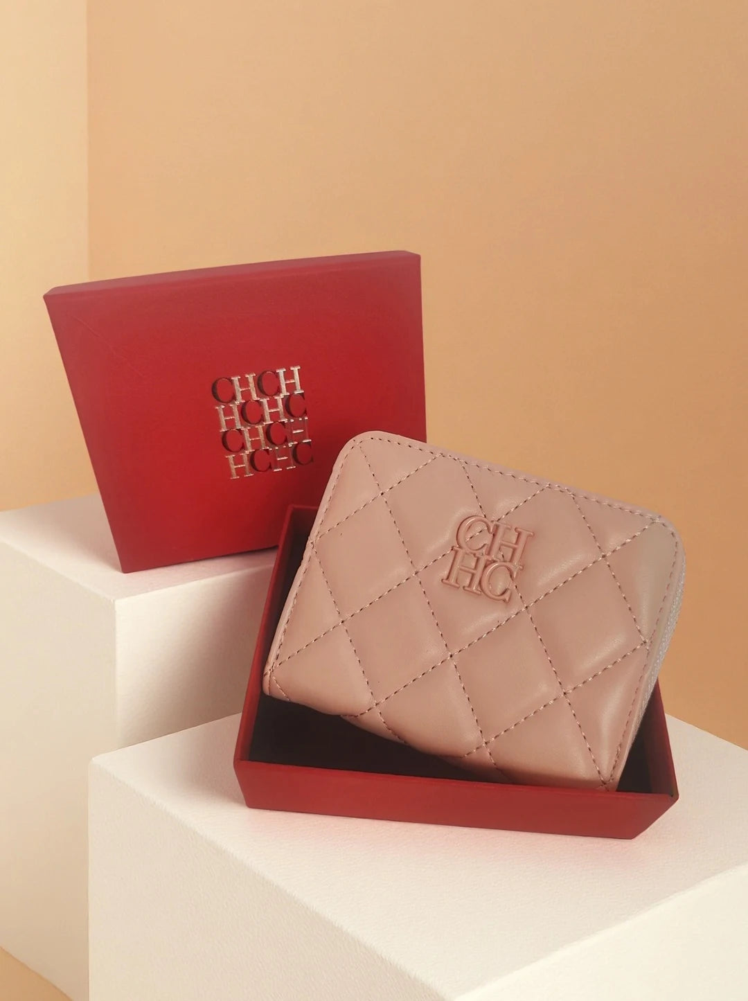 Portefeuille Femme Cuir PU Artisanat Exquis - Compact Multi-Cartes Chic Durable