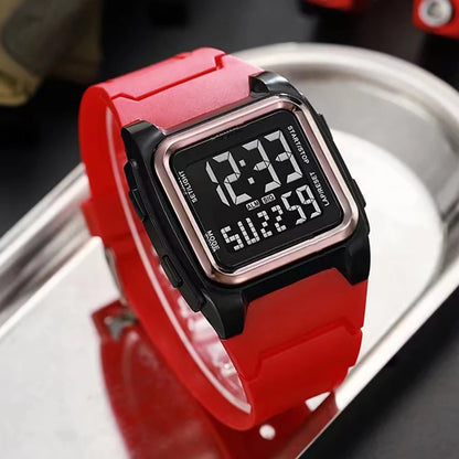 Montre Sport Numérique YIKAZE - Étanche LED Multifonction Homme
