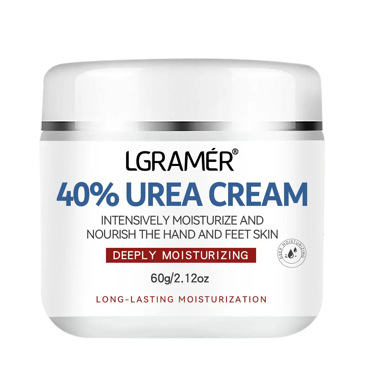 Crème Urée 40% Mains Pieds 60g - Hydratante Réparatrice Peau Sèche Craquelée Talons Fissurés Exfoliante