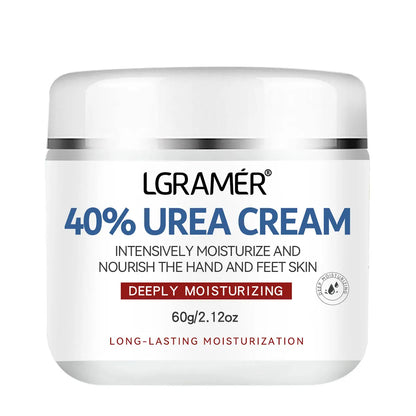 Crème Urée 40% Mains Pieds 60g - Hydratante Réparatrice Peau Sèche Craquelée Talons Fissurés Exfoliante
