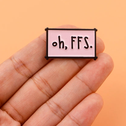 Pin's Émaillé Citations Anglaises – Broche Badge Message Unisexe