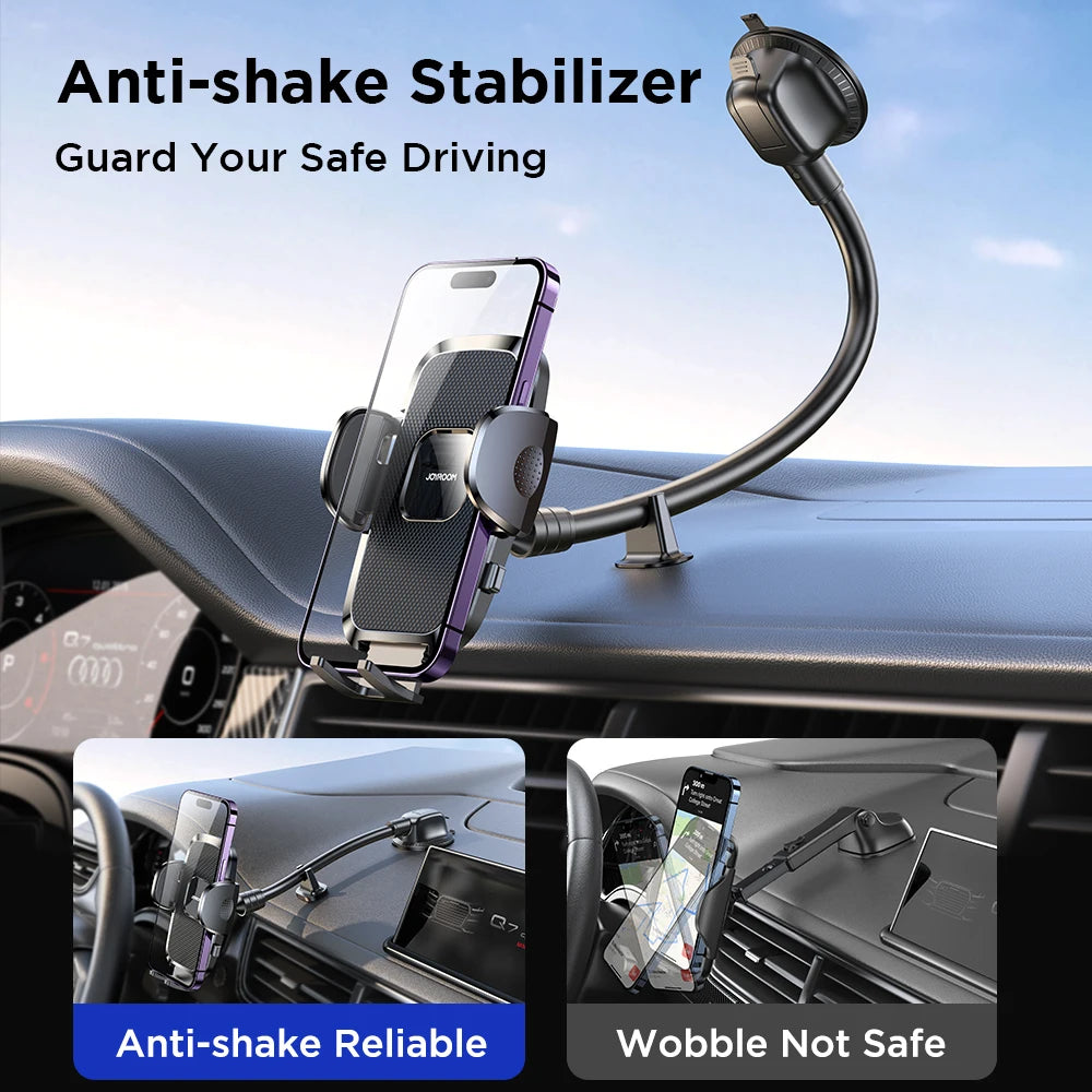 Support Téléphone Voiture Tableau de Bord - Bras Flexible 360° Universel