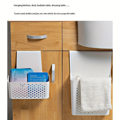 Organisateur de Porte d'Armoire de Cuisine - Panier de Rangement Suspendu Multifonction