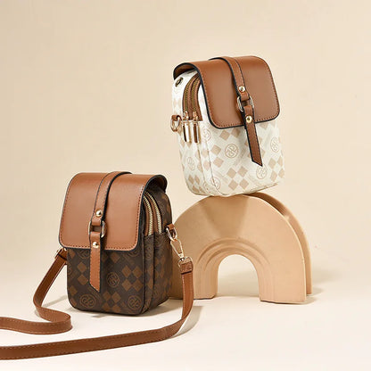 Sac Bandoulière Femme Multi-Poches Crossbody Luxe - Petit Sac Épaule Pratique Shopping Quotidien