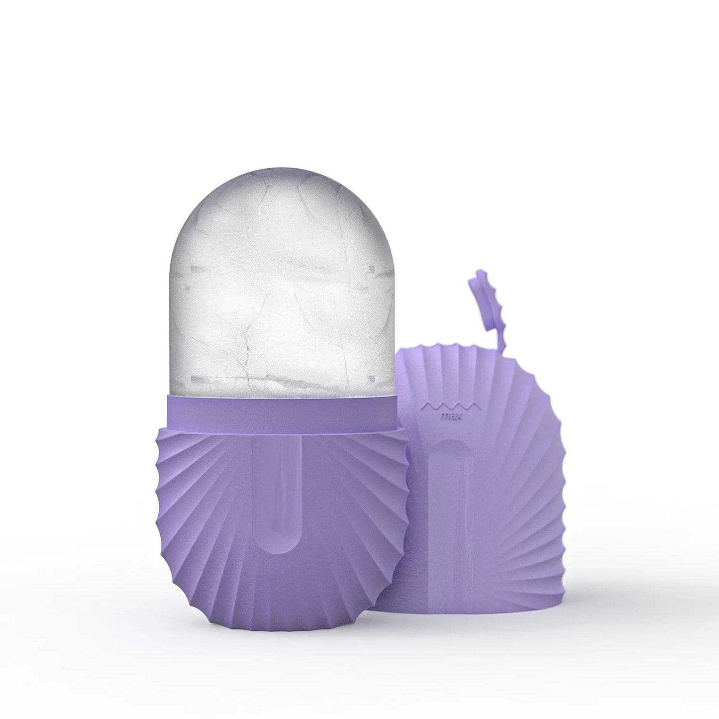 Bac à Glaçons Massage Facial Silicone - Ice Roller Visage Anti-Poches Anti-Cernes Beauté Soin Peau Vert