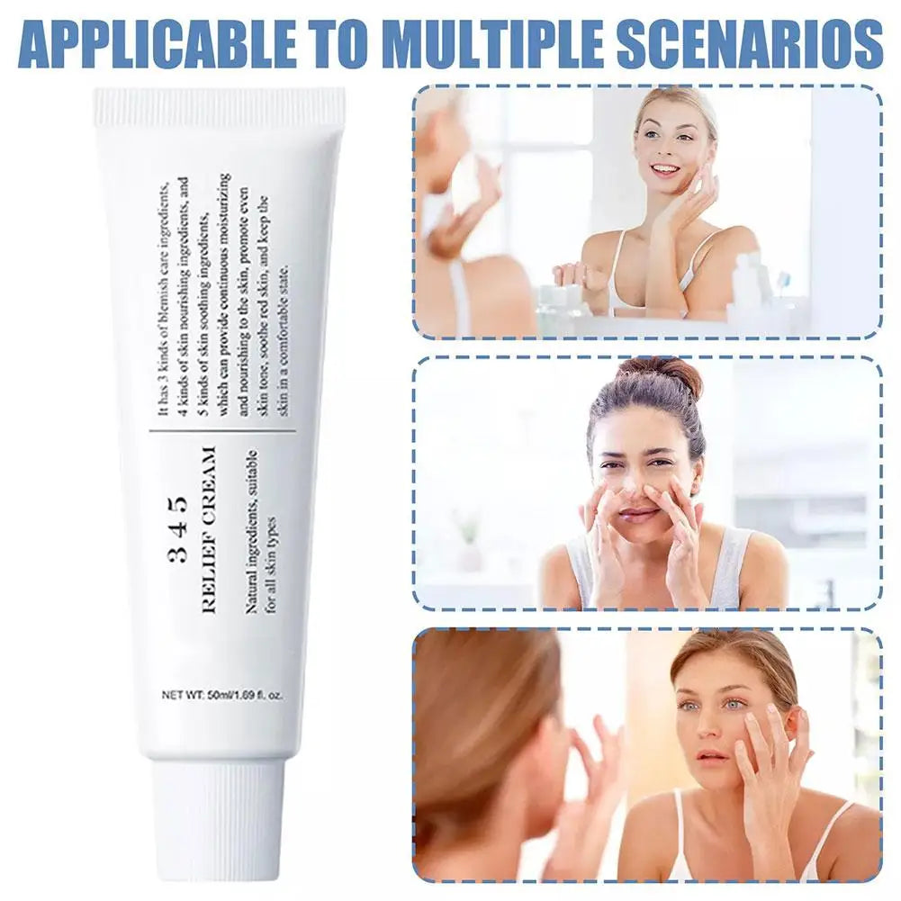 Crème Relief Antioxydante 50ml - Apaisante Réparatrice Hydratante Sérum Visage Soin Beauté