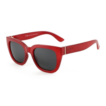 ZENOTTIC Lunettes de Soleil Carrées Polarisées Rétro — UV400, Femme