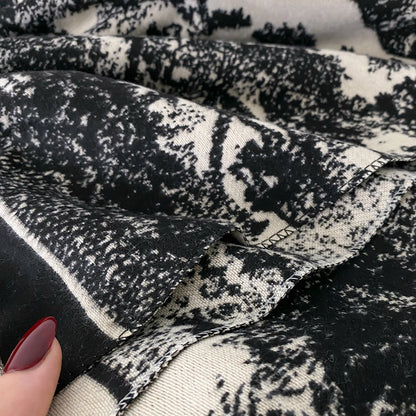 Foulard Écharpe Cachemire Luxe Femme Hiver - Châle Pashmina Rayé Imprimé Poncho Franges