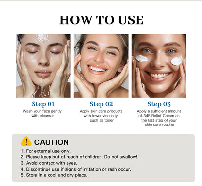 Crème Relief 345 Hydratante Anti-Imperfections Pack 10+2 Gratuit - Apaisante Nourrissante Soin Complet