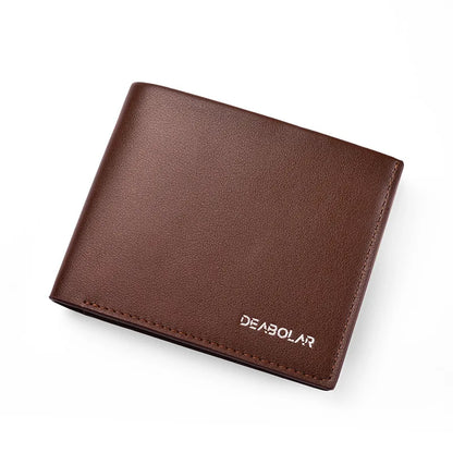 Portefeuille Homme Cuir - Porte-Cartes Compact avec Porte-Monnaie