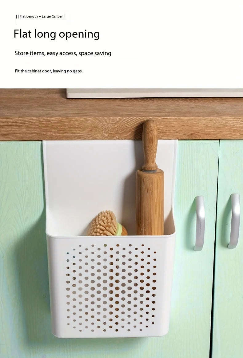 Organisateur de Porte d'Armoire de Cuisine - Panier de Rangement Suspendu Multifonction