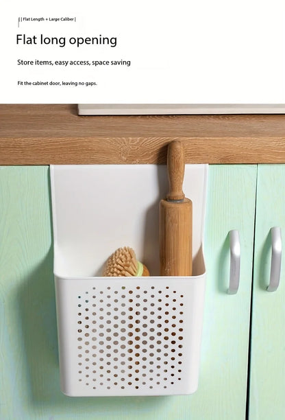 Organisateur de Porte d'Armoire de Cuisine - Panier de Rangement Suspendu Multifonction