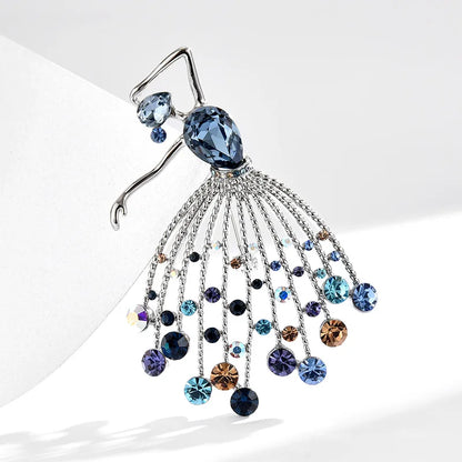 Broche Danseuse Élégante - Accessoire Vêtement Artistique