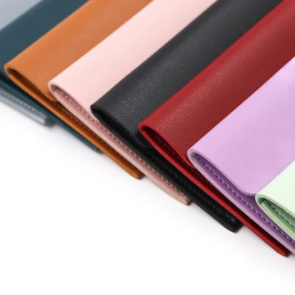 Portefeuille Femme Enveloppe Cuir PU - Porte-Cartes Classique Élégant avec Fermoir